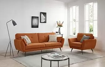 Комплект мягкой мебели Edinburgh, терракотовый
