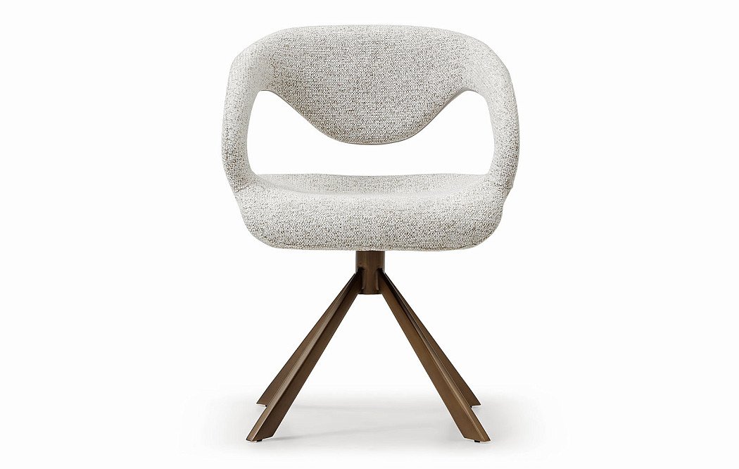 Стул Evelyn, кремовый/бронза - фото 5