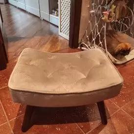 Оттоманка Hygge, бежевый/орех