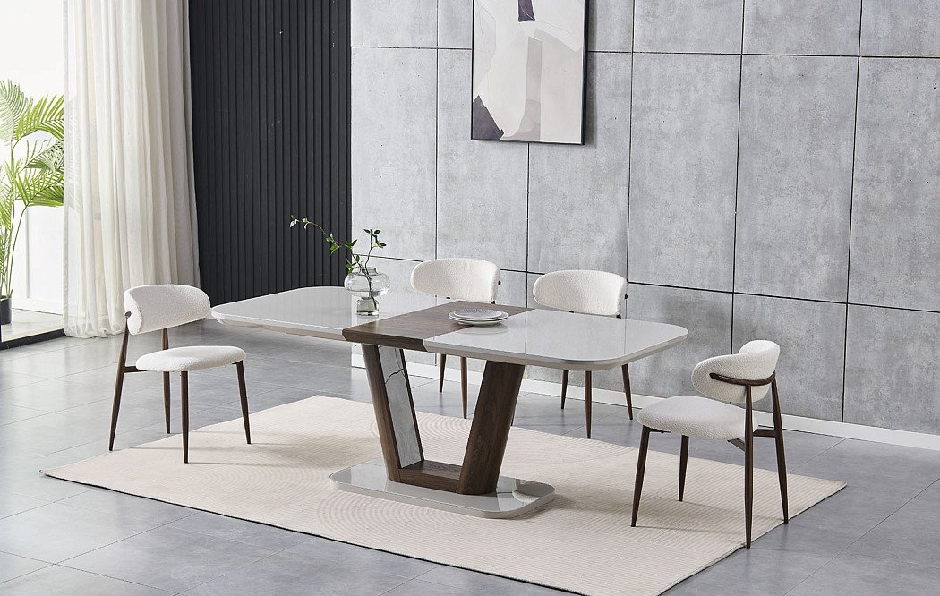 Стул Aaron, кремовый/орех - фото 5