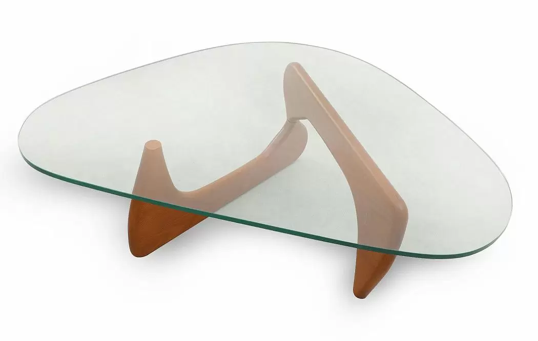 Стол журнальный Muse (в стиле Noguchi), коричневый - фото 3