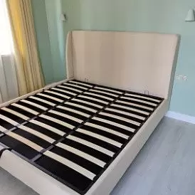 Кровать Carrera 160x200 (с подъемным механизмом), голубой