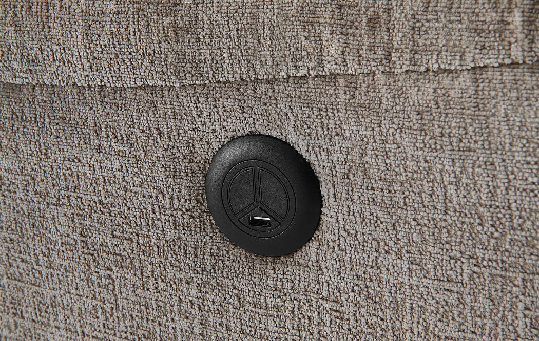 Кресло-реклайнер Stanley, серо-бежевый - фото 10