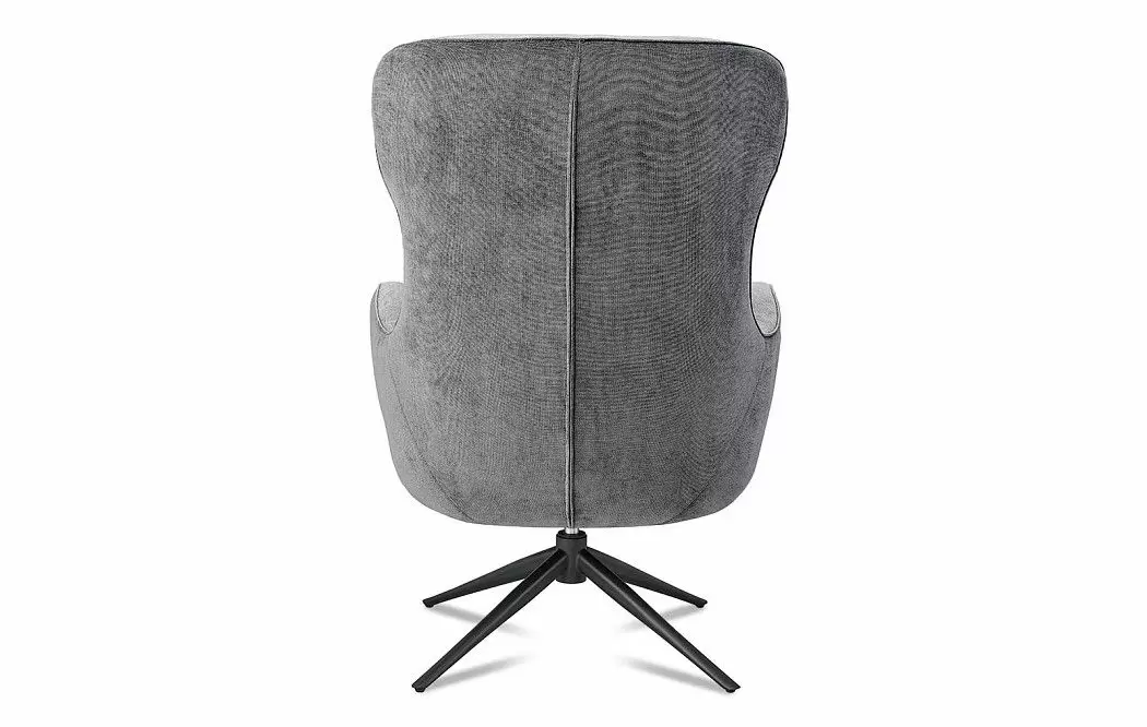 Кресло и оттоманка Lucille, серый - фото 5