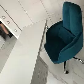 Стол письменный Poesy, орех/хром