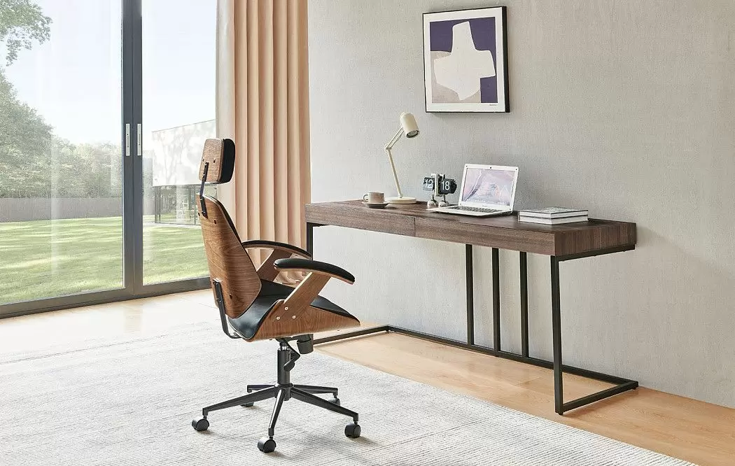 Кресло Benjamin, черный/орех - фото 3