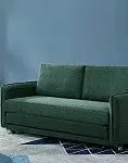 Диван-кровать Arizona 3-х местный, темно-зеленый