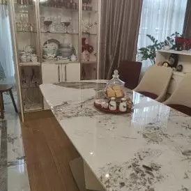 Стол раскладной Victoria Bvlgari White 160-240, керамика
