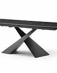 Стол раскладной Savoy 160-220, черная керамика