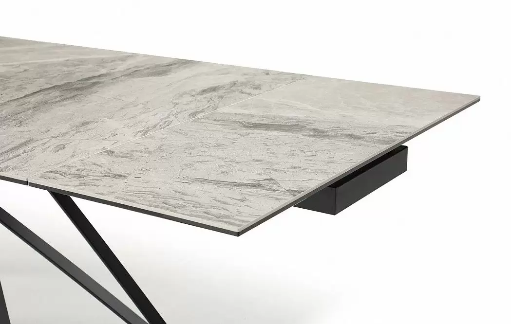 Стол раскладной Cross 180-260, светлая керамика - фото 11