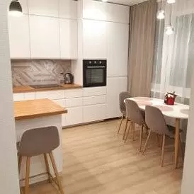 Стул барный Jackson Bar, бежевый/черный