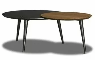 Стол журнальный Eclipse, дуб/темно-серый