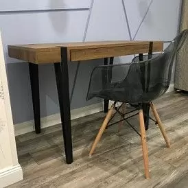 Стол письменный Project, орех/черный