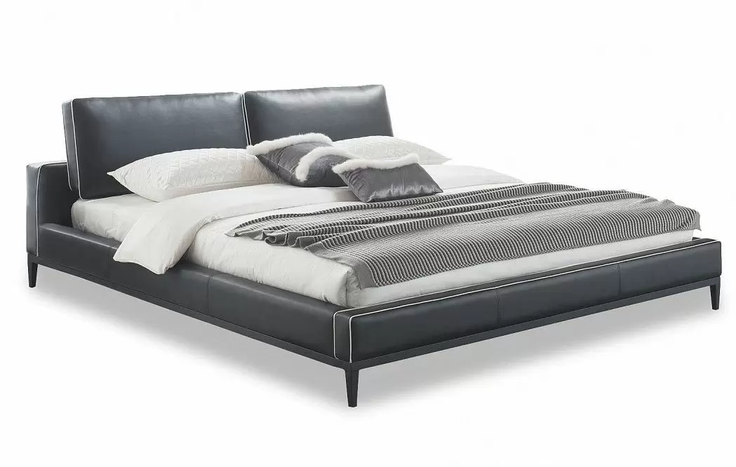 Кровать New Jersey 160x200, черный - фото 5