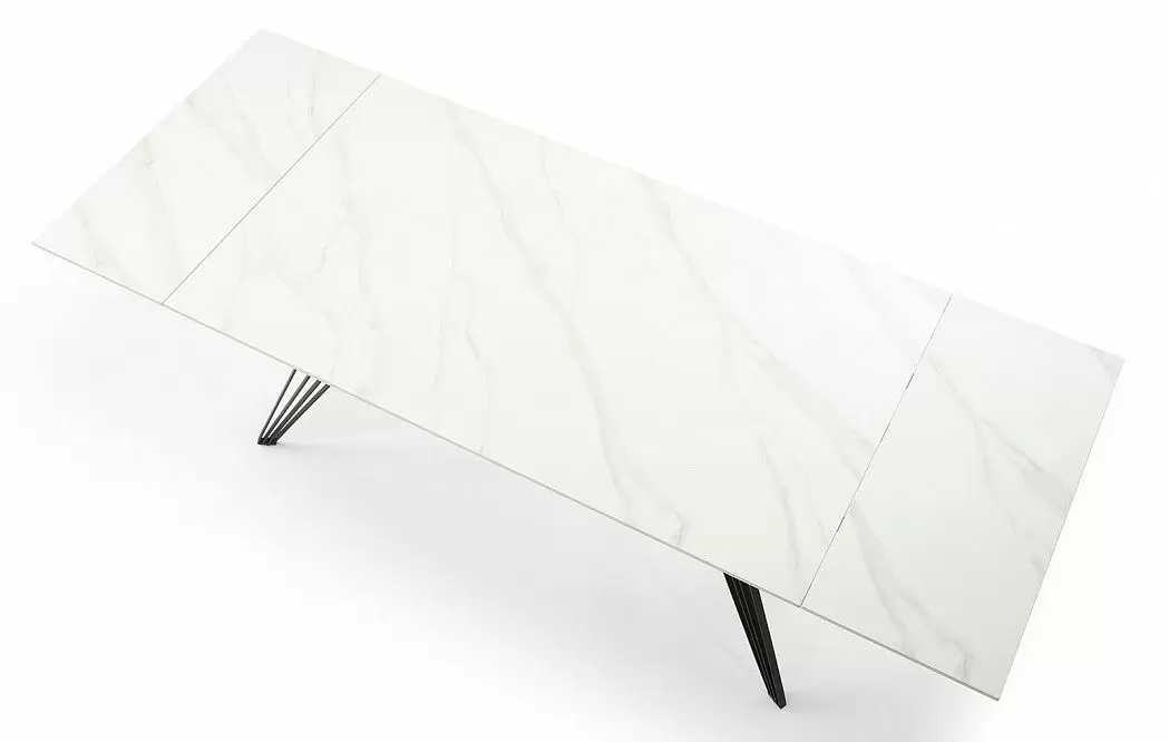 Стол раскладной Parma 160-240, керамика "каррарский мрамор" - фото 11