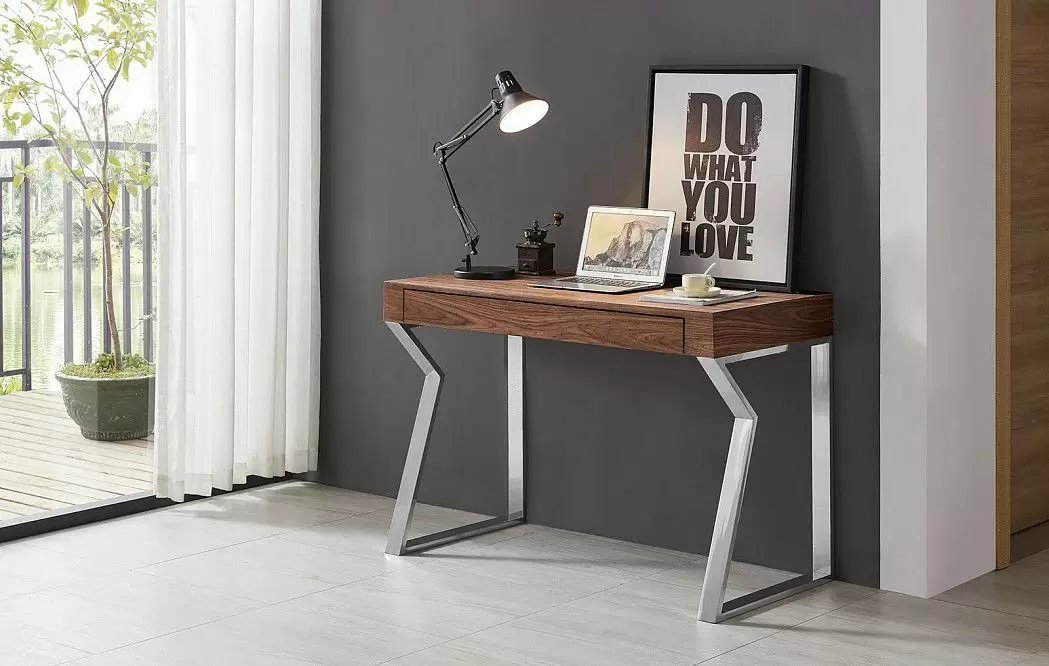 Стол письменный Edgar (1 ящик), орех