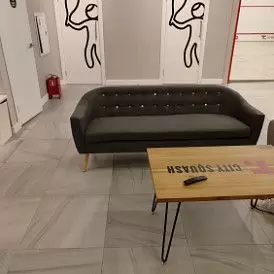 Диван Florence 2-х местный, темно-серый/цветные пуговицы