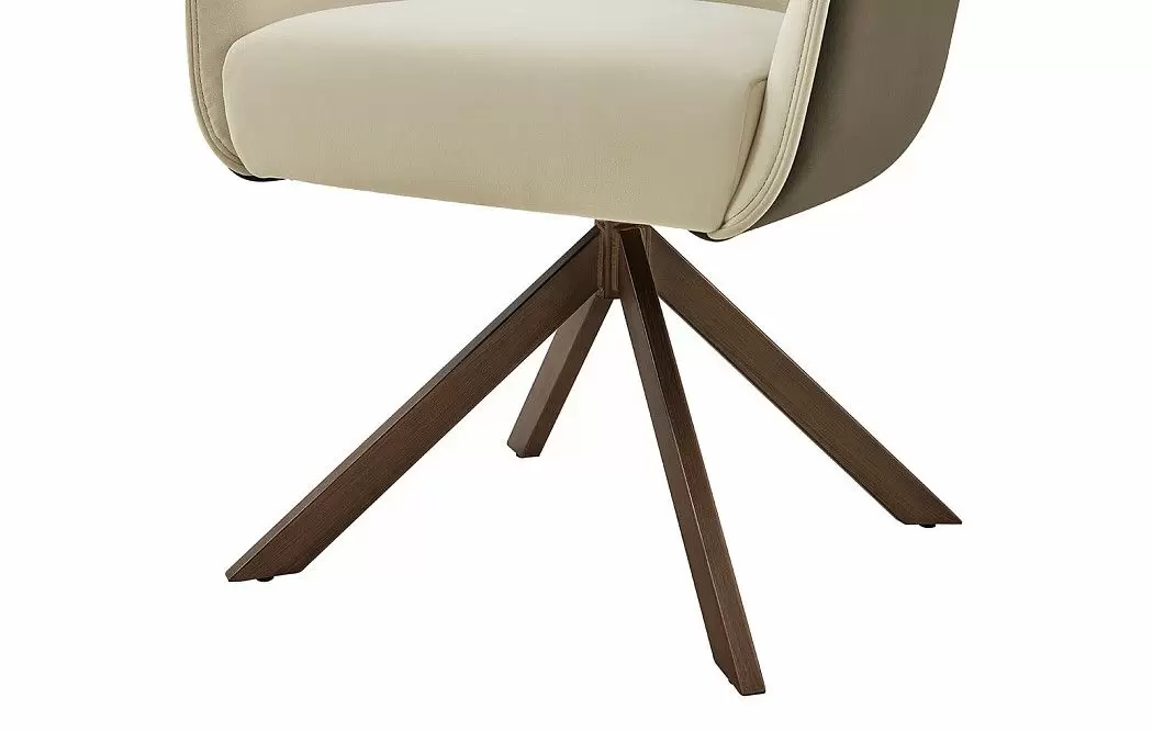 Стул Emma, бежевый/коричневый/бронза - фото 5