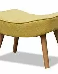 Оттоманка Hygge, желтый/натуральный