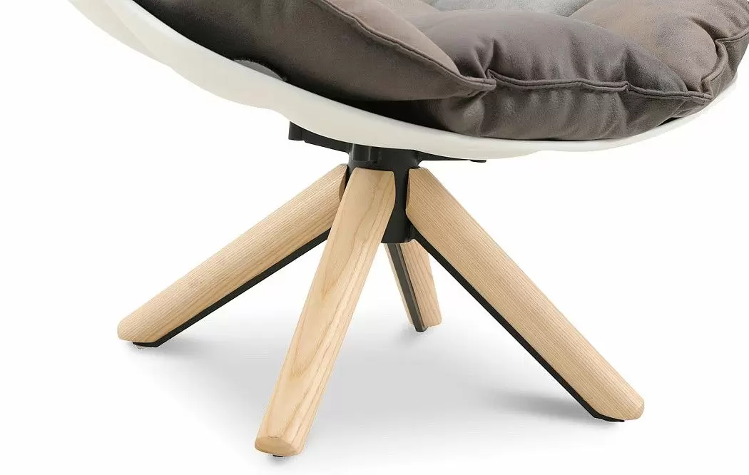 Оттоманка в стиле Husk, коричневый пэчворк - фото 6