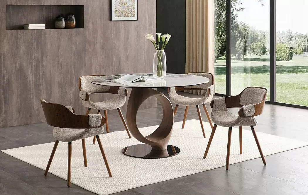 Стол Oasis + 4 песочных стула Jody - фото 2