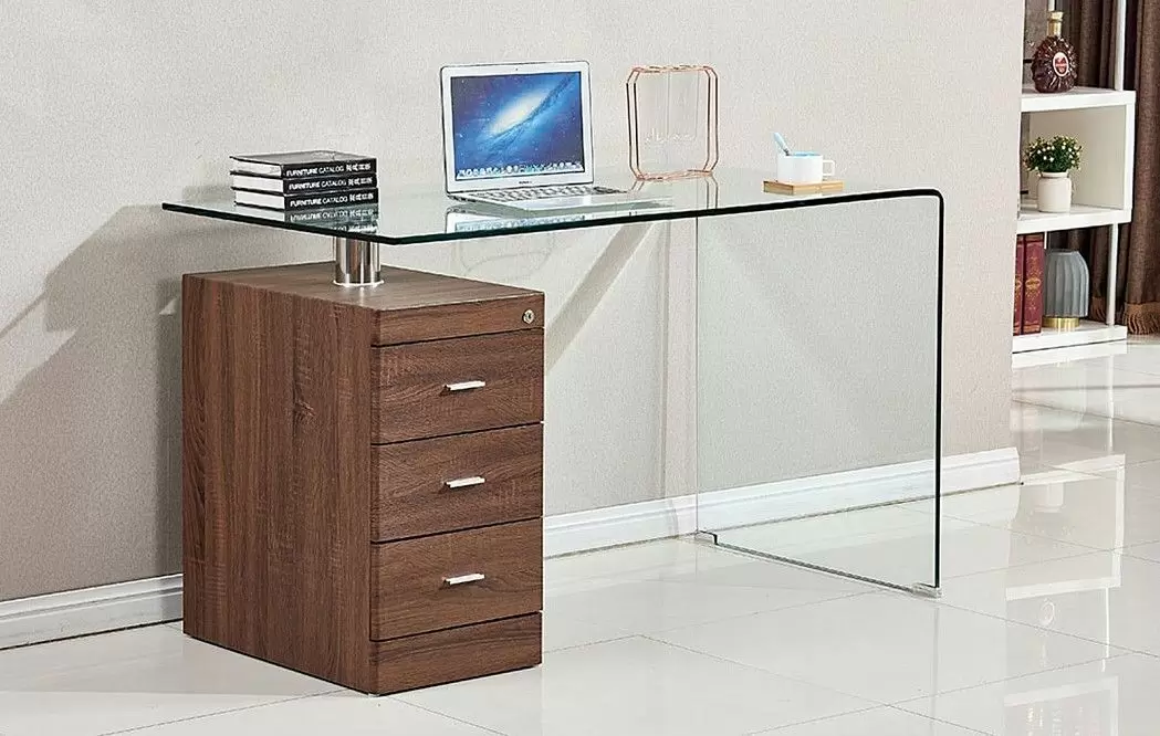 Стол письменный Waterfall, темное дерево