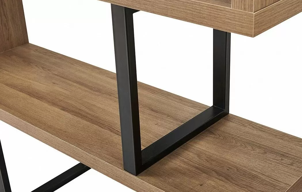 Стеллаж Dickens, орех/черный - фото 6