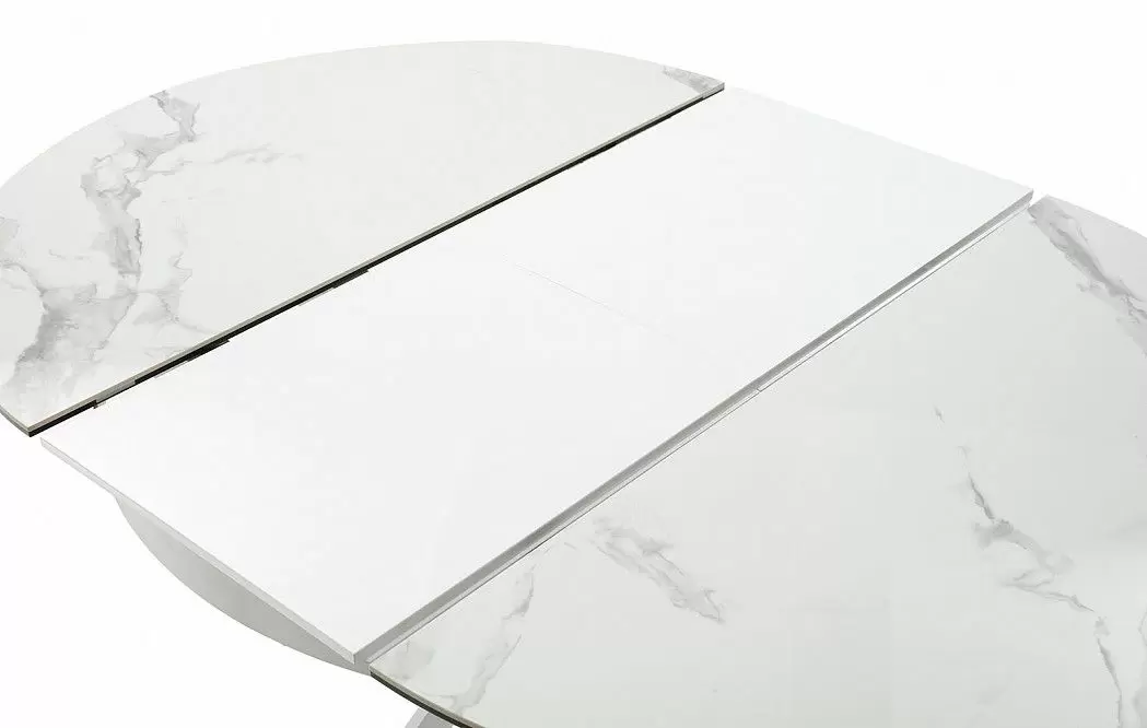 Стол раскладной Diona 120-170, керамика "каррарский мрамор" - фото 9