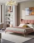 Кровать Venezia 160х200, коралловый