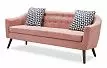 Комплект мягкой мебели Florence, коралловый/орех