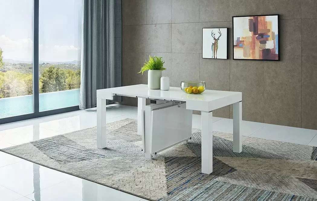 Стол раскладной Claus, белый - фото 3