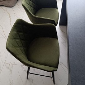 Стул полубарный Sherilyn (66), темно-зеленый