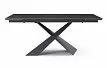 Стол раскладной Savoy 160-220, черная керамика