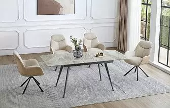 Стол Felicia + 4 стула Mabel