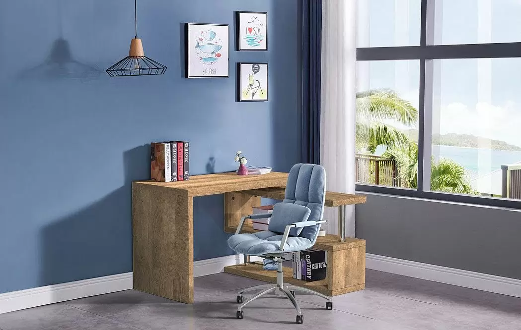 Стол письменный Creator, орех/хром - фото 3