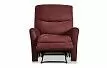 Кресло-реклайнер Lindsey, темно-красный