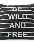 Подушка Be Wild And Free, принт