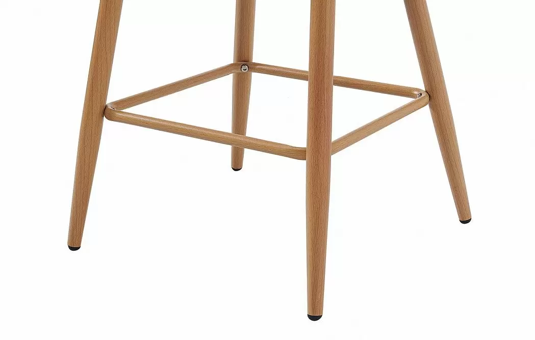 Стул полубарный Matt, темно-розовый/дерево - фото 5