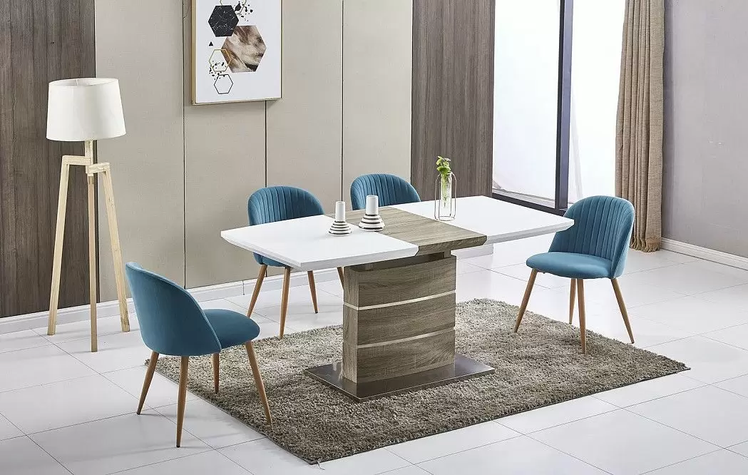 Стул Angela, бирюзовый/дерево - фото 2