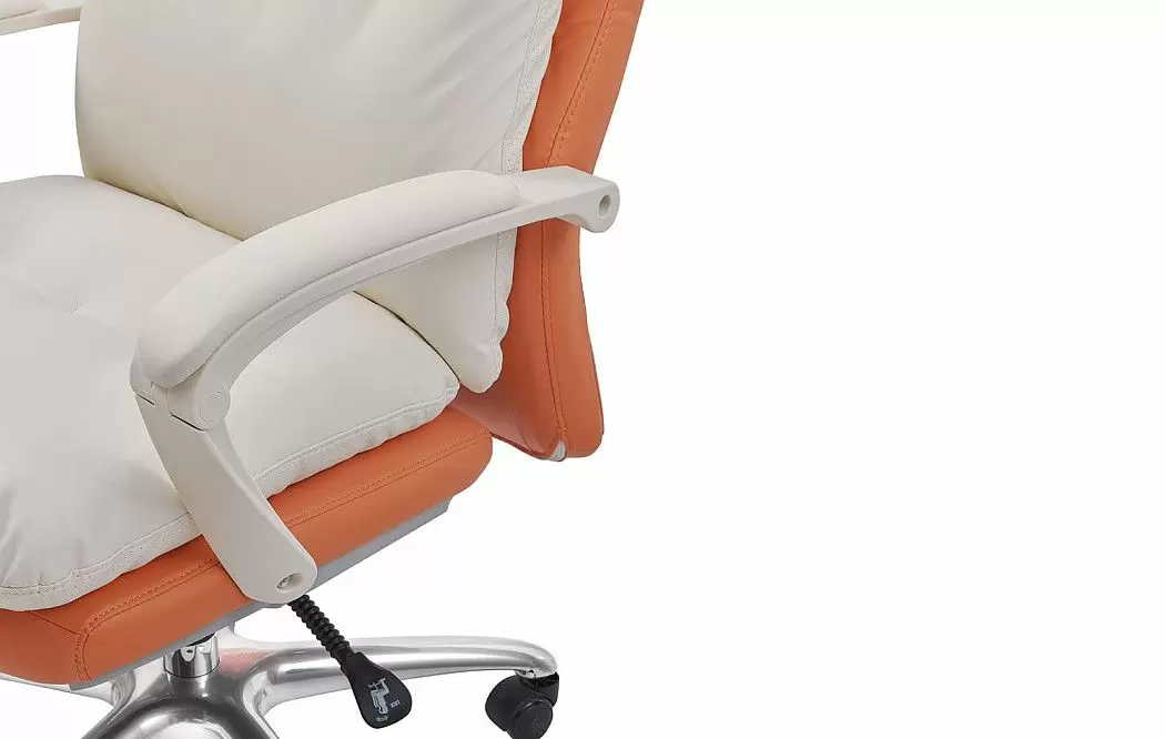Кресло Level, кремовый/оранжевый - фото 8