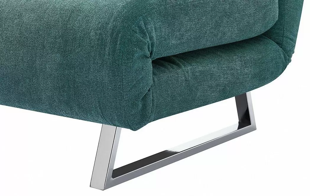 Кресло-кровать Rosy, темно-бирюзовый/хром - фото 7