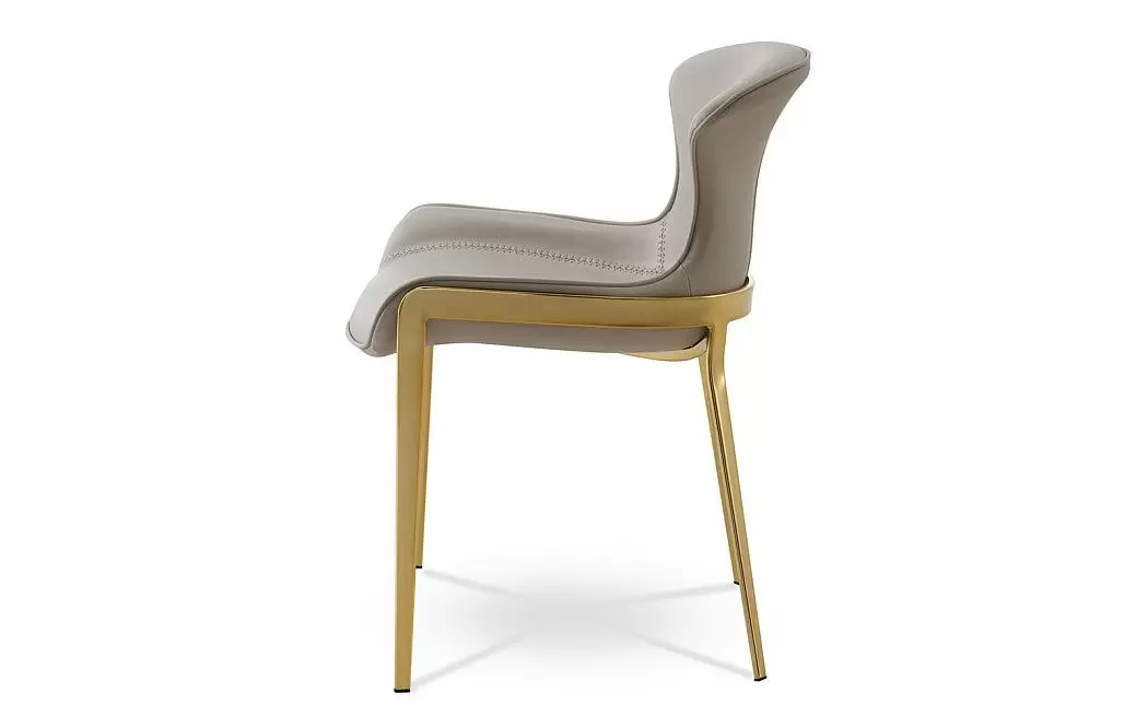 Стул Hillary, серый/золото - фото 10