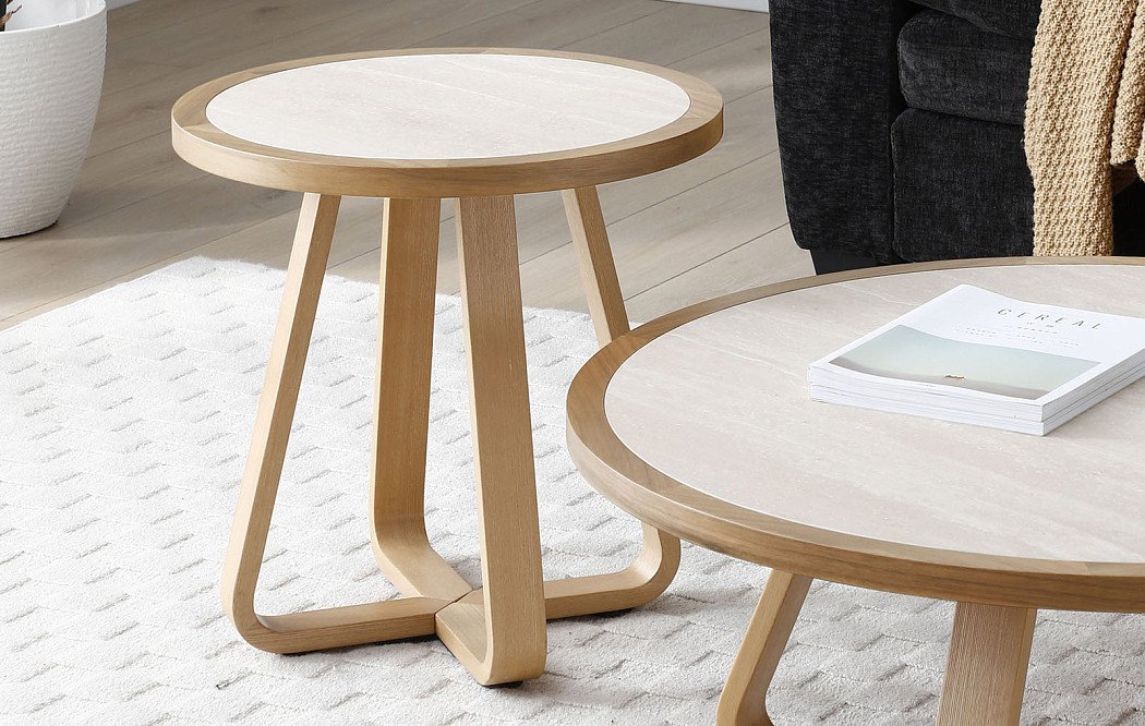 Стол журнальный Malta (50), керамика/ясень - фото 2