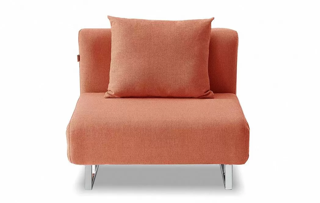 Кресло-кровать Rosy, папайя/хром - фото 4