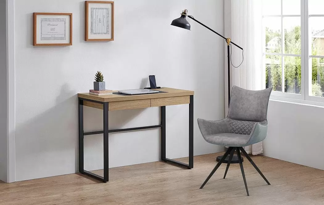 Стол письменный Dylan, дерево/черный - фото 2