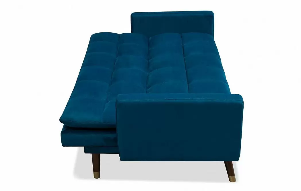Диван-кровать Felicity, темно-синий/орех - фото 8