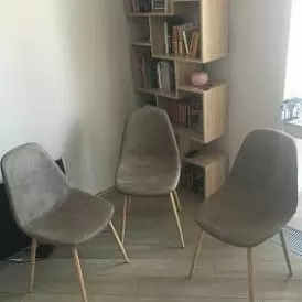 Стул Jackson, голубой/черный