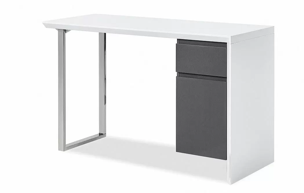 Стол письменный Kepler, белый/серый - фото 4