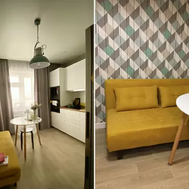 Диван-кровать Doris, желтый otzyv_klienta