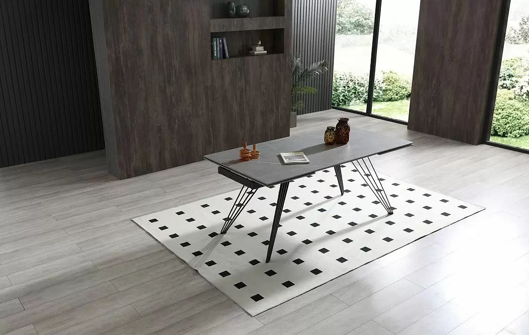 Стол Parma серый + 4 стула Joely - фото 3